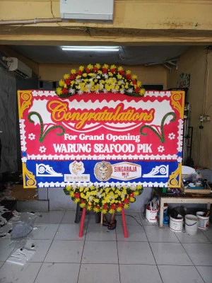 Papan Bunga di Kuniran Batangan